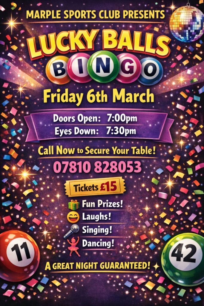 Lucky balls Bingo night